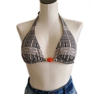 Gossip Boho Beaded Halter Bikini Top